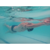 aula de natação avulsa Santa Cecília