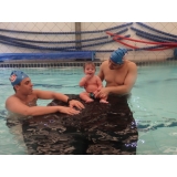 aula de natação para bebês preço Sé